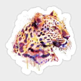 Leopard Head Sticker